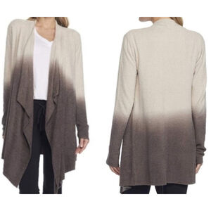 Women's Barefoot Dreams Bamboo Chic Lite Calypso Wrap Ombre Brown S/M